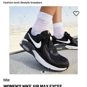 Nike Air Max Excee Black and White Sneakers